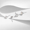 MODIAN 1 Carat D Color Moissanite Stud Earrings 925 Sterling Silver Sparkling Wedding Platinum Plated Fine Jewelry For Women