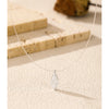 MODIAN 3 Styles Moissanite Necklace 925 Sterling Silver Simple Geometric Fishing Line Choker Necklaces For Women Fine Jewelry