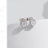 MODIAN D Color Heart Pear Square Moissanite Stud Earrings 925 Sterling Silver Lab Diamond Earrings For Women Wedding Jewelry