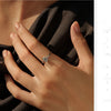 MODIAN 0.8Ct VVS1 Rectangle Emerald Cut Moissanite Ring 925 Sterling Silver Classic Rings For Women Wedding Fine Jewelry Gift