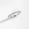 MODIAN Luxury D Color Moissanite Band Stackable Ring For Women Real 925 Sterling Silver Wedding Jewelry With Exquisite Box Gift