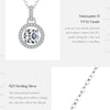 MODIAN 1 Carat D color Moissanite Pendant Necklace For Women 925 Sterling Silver Wedding Bridal Fine Jewelry With Certificate
