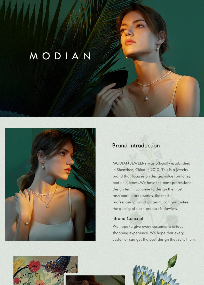 Modian Moissanite 1CT 2CT D Color VVS1 EX Luxury Stud Earrings 925 Sterling Silver Sparkling Earrings For Women Wedding Jewelry