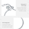 MODIAN D Color Moissanite Rings 925 Sterling Silver Adjustable Beads Boxes Exquisite Chain Rings For Women Fine Jewelry Gift