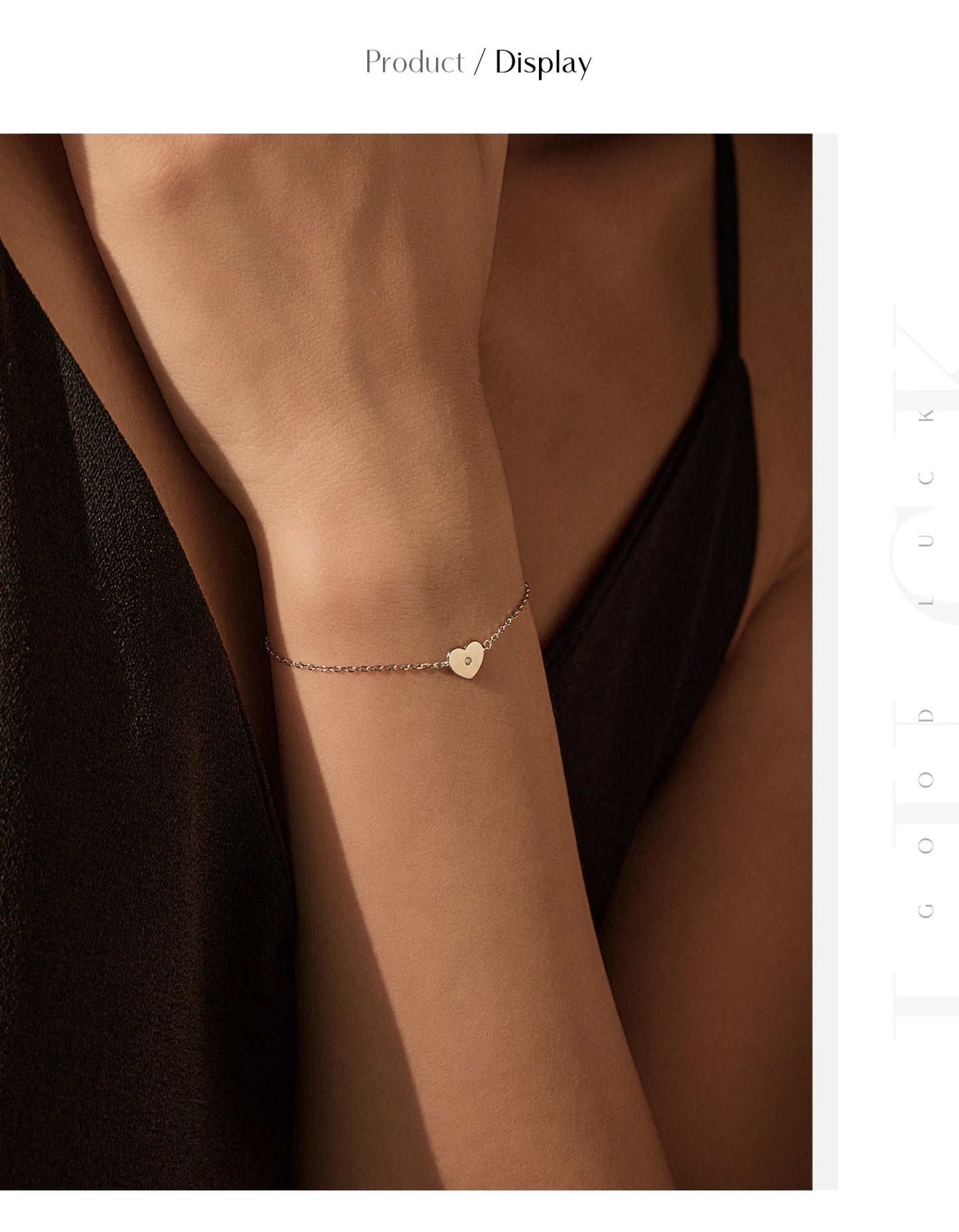 MODIAN D Color Moissanite Bracelet 925 Sterling Silver Simple Heart Daily Link Chain Bracelet For Women Fine Jewelry With Box