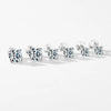 Modian Moissanite 1CT 2CT D Color VVS1 EX Luxury Stud Earrings 925 Sterling Silver Sparkling Earrings For Women Wedding Jewelry