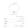 MODIAN D Color Moissanite 925 Sterling Silver Simple Daily Clubs Link Chain Trendy Bracelet For Women Fine Jewelry Gifts