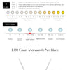 MODIAN 1 Carat Square Cushion Cut Halo Moissanite Pendant Necklace For Women 925 Sterling Silver Dazzling Wedding Bridal Jewelry