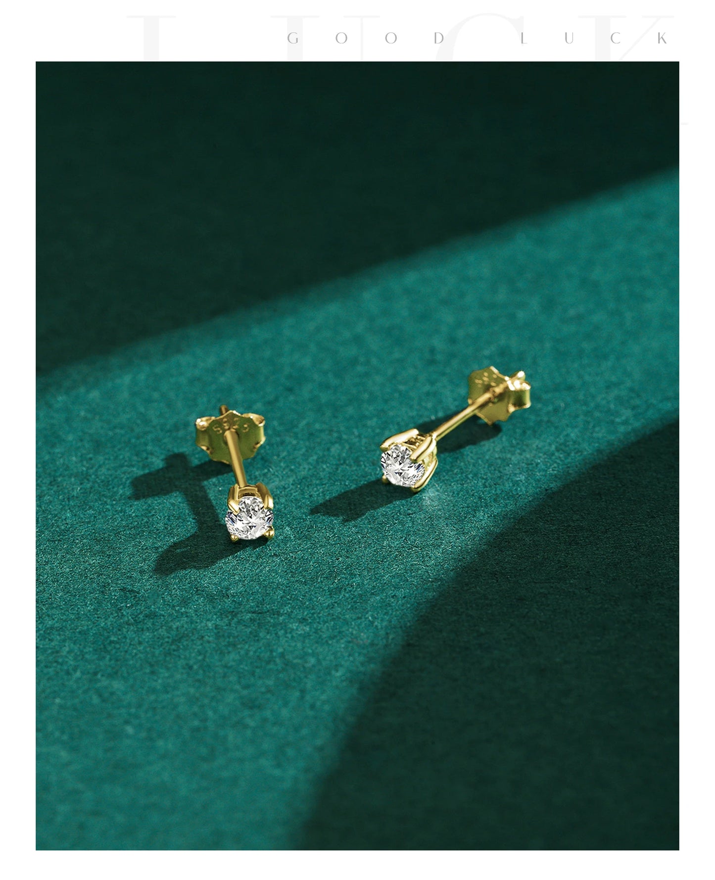 Modian Moissanite Gemstone Clear D Color 925 Sterling Silver Small Tiny Dazzling Stud Earrings For Women Wedding Fine Jewelry