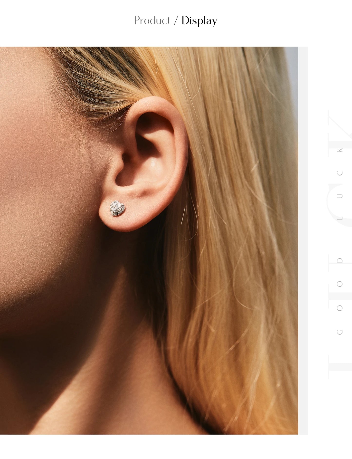 MODIAN Moissanite D Color Stud Earrings Hearts Cut Lab Created Diamond 925 Sterling Silver Romantic Earrings For Women Jewelry