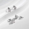 MODIAN D Color 1CT Moissanite Stud Earrings For Women 925 Sterling Silver 0.5CT Dazzling Lab Diamond Wedding Jewelry Gifts