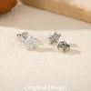 MODIAN D Color Shinning Moissanite 925 Sterling Silver Cute Stars Stud Earrings For Women Daily Party Fine Jewelry Accessories