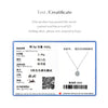 MODIAN 1 Carat D Color Round Bezel Setting Moissanite Pendant Necklace 925 Silver Lab Diamond Women Jewelry With Certificate Box