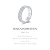 MODIAN Exquisite D Color Moissanite Ring 925 Sterling Silver Fashion Stackable Eternity Band Rings For Women Fine Jewelry