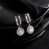 MODIAN D Color Moissanite Drop Earrings 925 Sterling Silver Halo Dangle Earrings For Women Wedding Engagement Fine Jewelry Gift