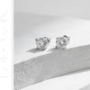 MODIAN Dazzling D Color Moissanite 925 Sterling Silver Round Pendant Necklace Stud Earrings For Women Wedding Fine Jewelry Set