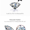 MODIAN D Color C Shape Moissanite Earrings 925 Sterling Silver Charming Dazzling Hoop Earrings For Women Wedding Fine Jewelry