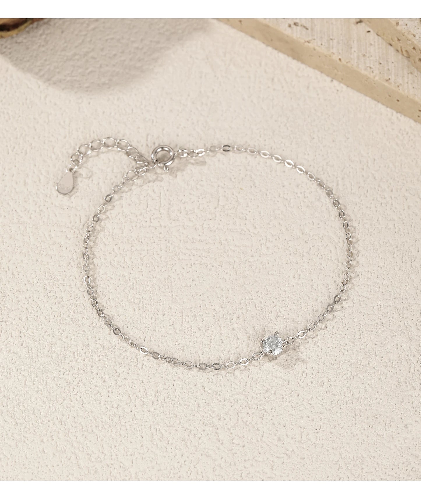 MODIAN D Color Moissanite Bracelet 925 Sterling Silver Classic Minimalist Daily Link Chain Bracelet For Women Fine Jewelry