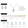 MODIAN D Color Rhombic Moissanite Necklaces 925 Sterling Silver Simple Link Chain Pendant Necklace For Women Fine Jewelry Gifts