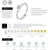 MODIAN D Color Moissanite Wedding Band 925 Sterling Silver Eternity Rings Lab Diamond Stackable Exquisite Jewelry For Women Gift