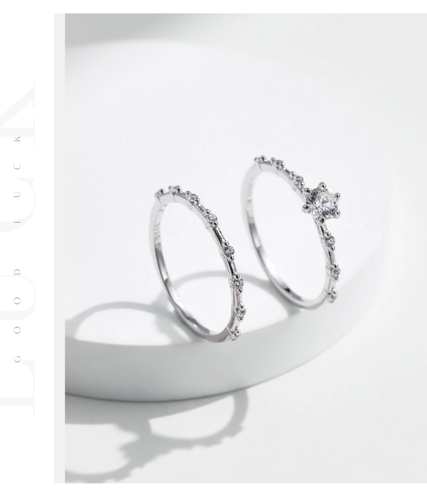 MODIAN D Color Moissanite Wedding Band 925 Sterling Silver Eternity Rings Lab Diamond Stackable Exquisite Jewelry For Women Gift