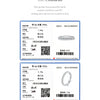 MODIAN Luxury D Color Moissanite Band Stackable Ring For Women Real 925 Sterling Silver Wedding Jewelry With Exquisite Box Gift
