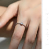 MODIAN D Color Round Moissanite Lab Diamond Rings 925 Sterling Silver Simple Classic Beads Stackable Ring For Women Jewelry