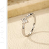 MODIAN D Color VVS1 Square Moissanite Ring 925 Sterling Silver Dazzling Wedding Band Rings For Women Fine Jewelry Gifts