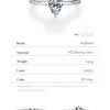 MODIAN Pear Round Square Moissanite Ring 925 Sterling Silver Wedding D Color Lab Created Diamond Rings For Women Fine Jewelry
