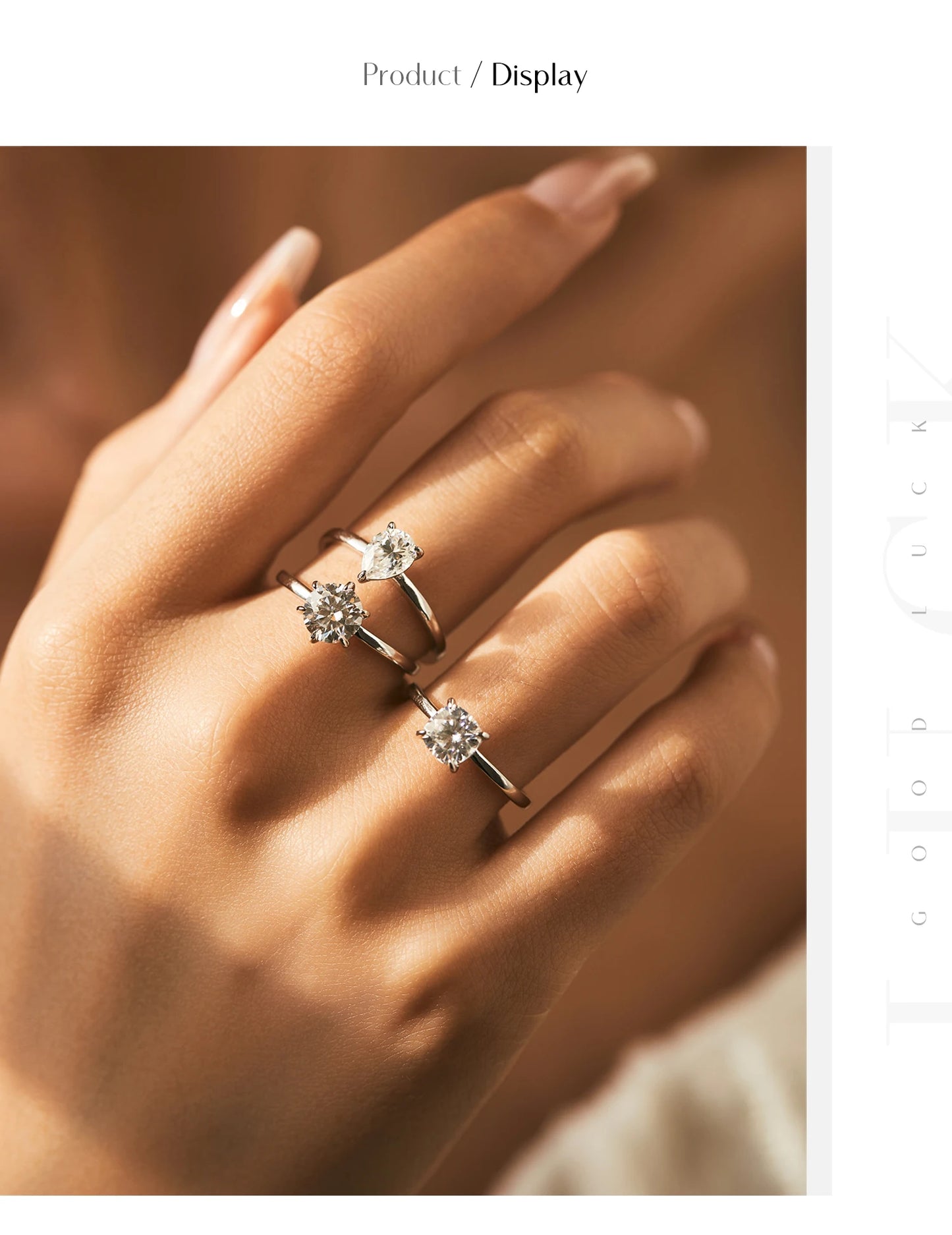 MODIAN Pear Round Square Moissanite Ring 925 Sterling Silver Wedding D Color Lab Created Diamond Rings For Women Fine Jewelry