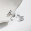 MODIAN Simple D Color Moissanite 925 Sterling Silver Dazzling Lab Created Diamond Ideal Cut Stud Earrings For Women Jewelry