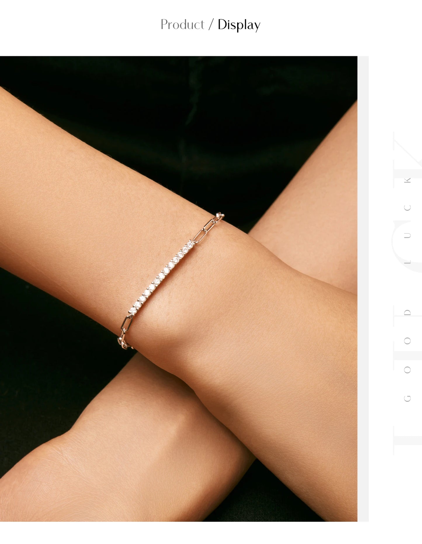 MODIAN Sparkling D Color Moissanite Bracelet 925 Sterling Silver Lock Stackable Trendy Bracelets For Women Jewelry With Gift Box