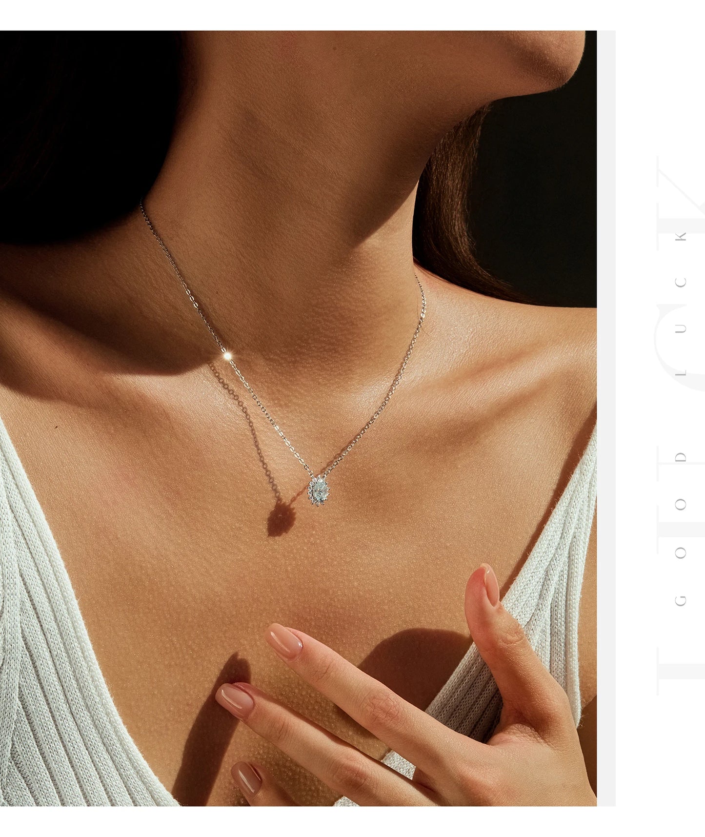 MODIAN 6 Styles D Color Geometric Moissanite Necklaces 925 Sterling Silver Dazzling Pendant Necklace For Women Fine Jewelry