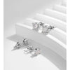 MODIAN 1.00Ct 2.00Ct Moissanite D Color Lab Diamond Stud Earrings For Women 925 Sterling Silver Basic Design Wedding Jewelry