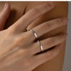 MODIAN D Color Moissanite Sparkle Couple Ring 925 Sterling Silver Charming Stars Ring For Women and Men Anniversary Fine Jewelry