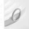 MODIAN Luxury D Color Moissanite Band Stackable Ring For Women Real 925 Sterling Silver Wedding Jewelry With Exquisite Box Gift