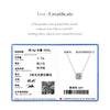 MODIAN 1 Carat Square Cushion Cut Halo Moissanite Pendant Necklace For Women 925 Sterling Silver Dazzling Wedding Bridal Jewelry