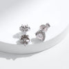 MODIAN Moissanite D Color Stud Earrings Hearts Cut Lab Created Diamond 925 Sterling Silver Romantic Earrings For Women Jewelry