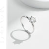 MODIAN 1CT Moissanite Lab Diamond Ring For Women 925 Sterling Silver Wedding Engagement Platinum Plated Fine Jewelry