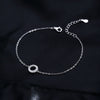 MODIAN D Color Moissanite Bracelet 925 Sterling Silver Fashion Hallow Out Round Link Chain Bracelet For Women Fine Jewelry Gifts