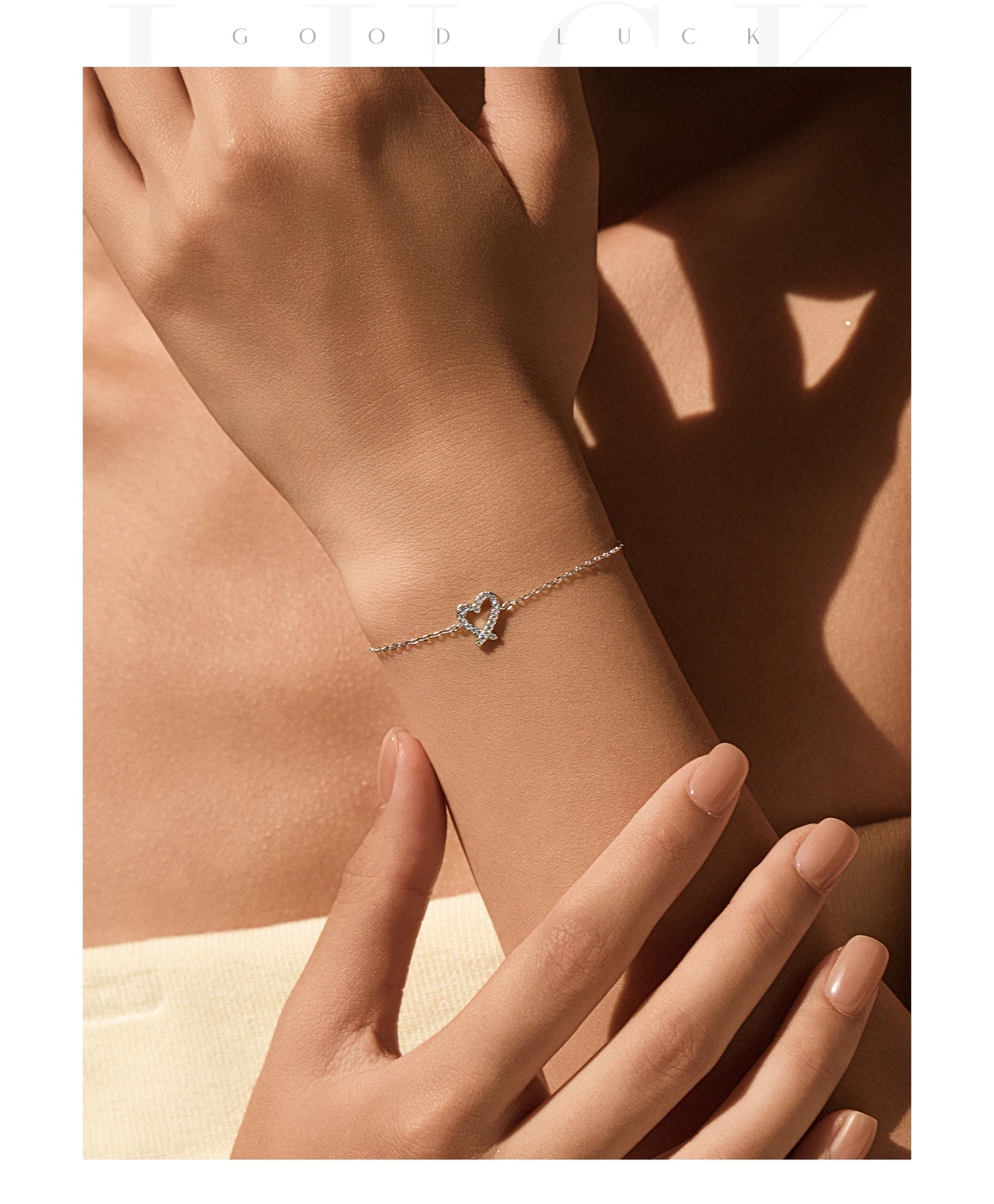 MODIAN Sparkle Moissanite Sets 925 Sterling Silver Sweet Irregular Heart Earrings Ring Bracelet Necklace For Women Jewelry Sets