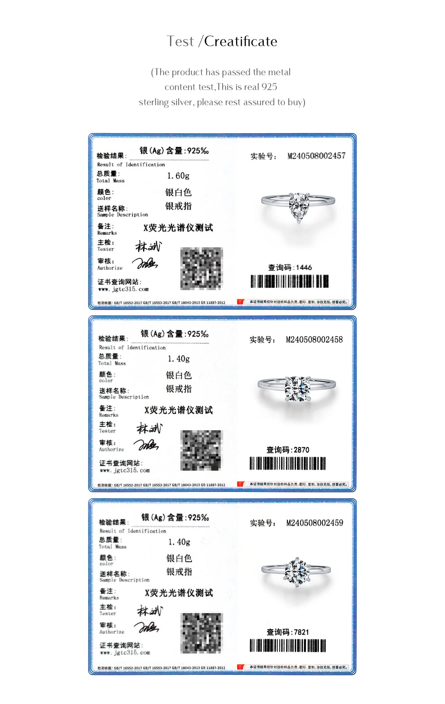 MODIAN Pear Round Square Moissanite Ring 925 Sterling Silver Wedding D Color Lab Created Diamond Rings For Women Fine Jewelry