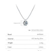 MODIAN D Color Moissanite Necklaces 925 Sterling Silver Trendy Beads Necklace Stackable Pendant Necklace For Women Fine Jewelry