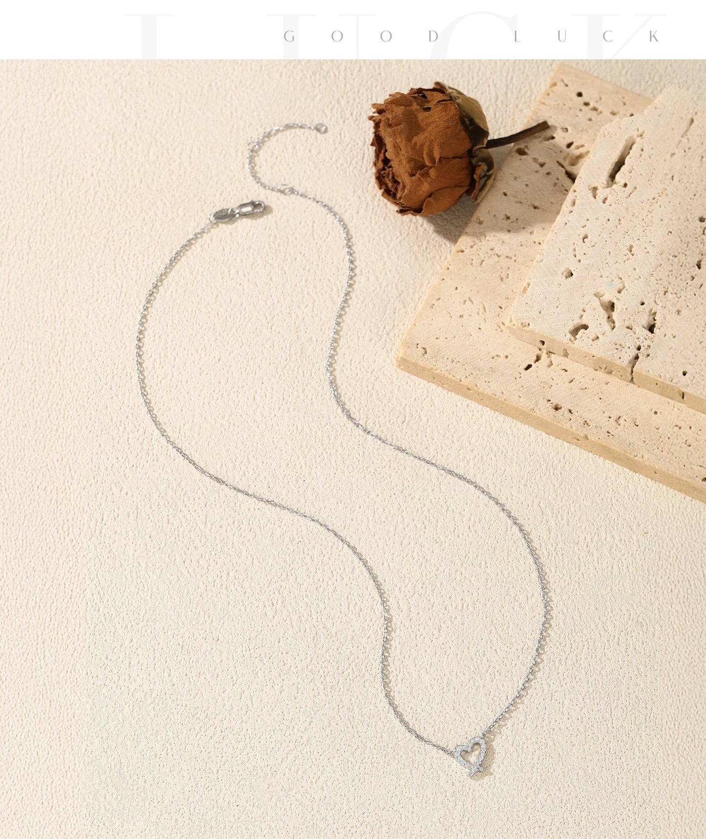 MODIAN D Color Moissanite Necklaces 925 Sterling Silver Exquisite Sweet Irregular Heart Pendant Necklace For Women Fine Jewelry