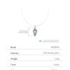 MODIAN Marquise Cut D Color Moissanite Choker Necklaces 925 Sterling Silver Fashion Pendant Necklace For Women Fine Jewelry Gift