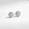 MODIAN 1.00CT Moissanite Earrings For Women 925 Sterling Silver Classic Round Prong Setting D Color Lab Diamonds Wedding Jewelry