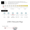MODIAN 2ct D Color VVS1 Clarity Moissanite 925 Sterling Silver Dazzling Classic Crown Rings For Women Wedding Fine Jewelry