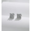 MODIAN Simple D Color Moissanite 925 Sterling Silver Dazzling Lab Created Diamond Ideal Cut Stud Earrings For Women Jewelry