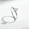 MODIAN D Color Pear Cut Moissanite Ring 925 Sterling Silver Water Drop Lab Diamond Wedding Rings For Women Wedding Fine Jewelry