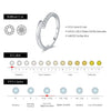 MODIAN D Color Moissanite 925 Sterling Silver Simple Sparkle Geometric Eternity Band Rings For Women Daily OL Fine Jewelry